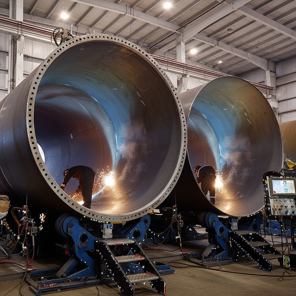Profissional realizando solda de precisão em peça metálica.